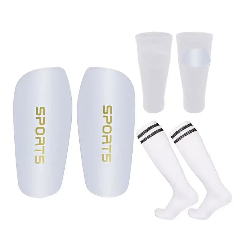 Unisex Youth Soccer Shin Guards Ankle Socks Lightweight Comfortable Durable Impact Training Protective Insert Board Gear Mens