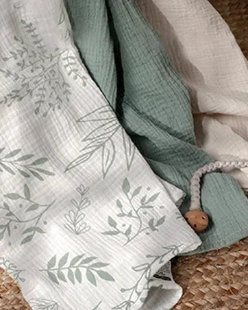Baby Swaddle Blanket Unisex Swaddle Wrap Soft Silk Muslin Unisex Receiving Blanket Baby Blankets Newborn Baby Swaddle Blanket