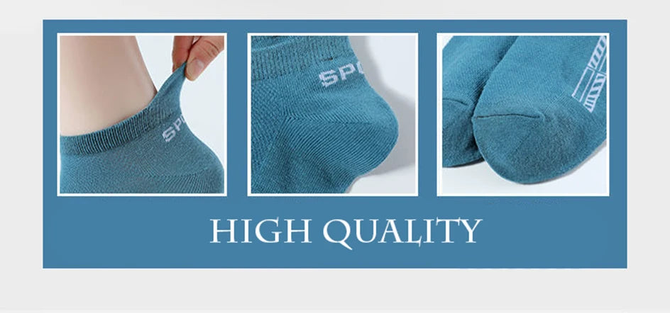 5/10 Pairs Cotton Men's Short Socks Crew Ankle Breathable Mesh Sports Casual Women Summer Low-Cut Thin Sock for Male