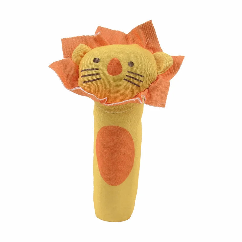 Baby Rattle Soft Infant Crib Bed Stroller Mobile Hanging Educational Toys Brain Developmental Hand Grip Cute Stuffed Animal Toys