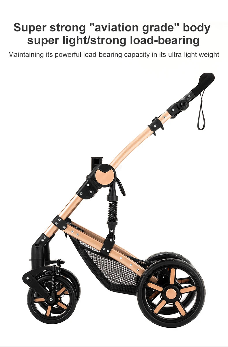Stroller 3 in 1 Prams Baby Stroller Lightweight Stroller with carseat Foldable Stroller Newborn Stroller travel system stroller