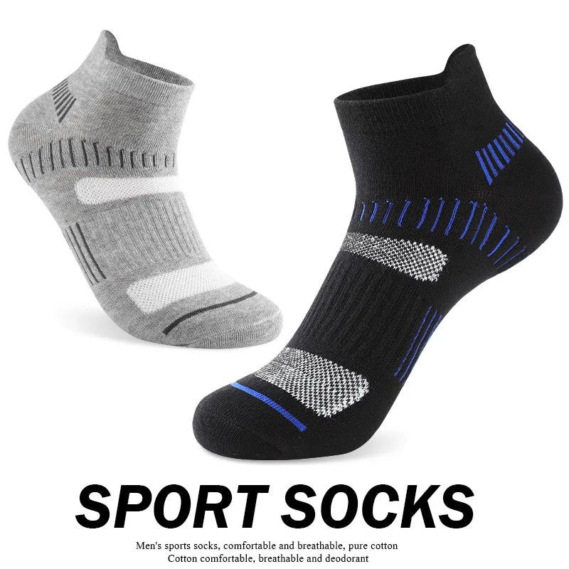 5 pairs of socks, men's anti odor socks, men's socks, sports basketball socks, sweat absorbing socks