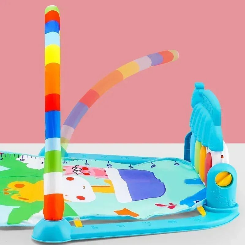 Baby Music Rack Play Mat Baby Rug Early Educational Toy Kids Piano Keyboard Carpet Gym Crawling Activity for Infant Gift