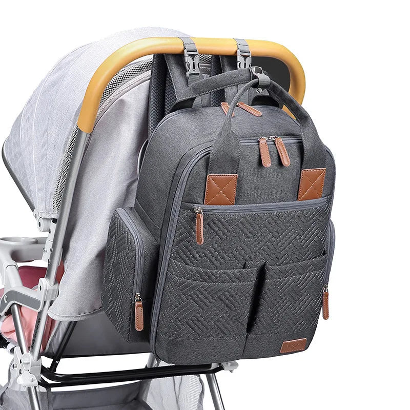 Mommy Diaper Bags Backpack Mummy Large Capacity Travel Nappy Bags Multi-function Maternity Bags with Changing Mat