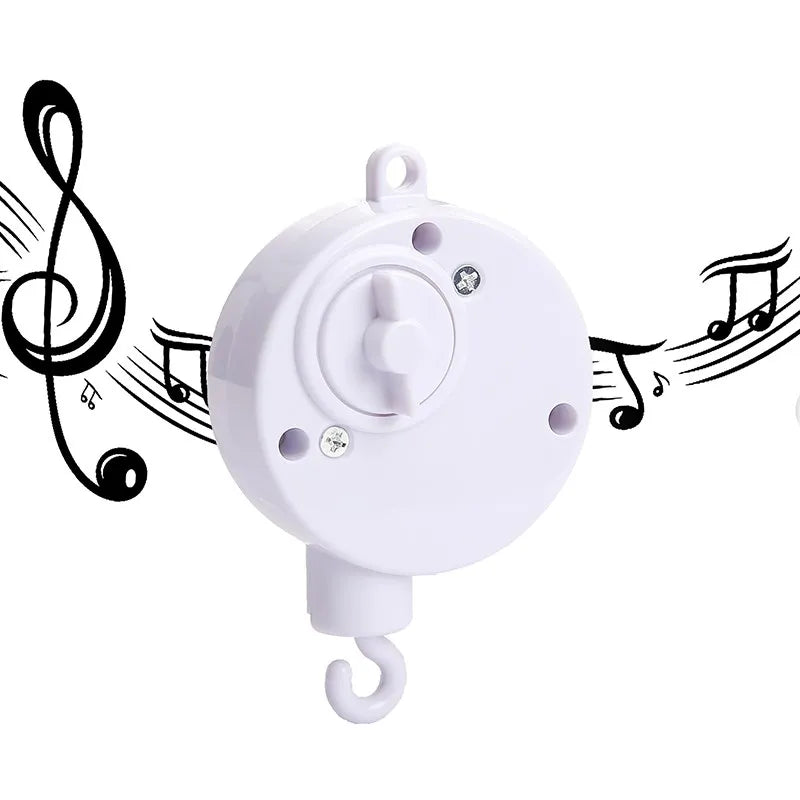 Baby Rattle Wooden Crib Mobile Bed Bell Toys Soft Felt Forest Animal Doll Toy Kid Stroller Comfort Crib Hanging Bracket Toy Gift