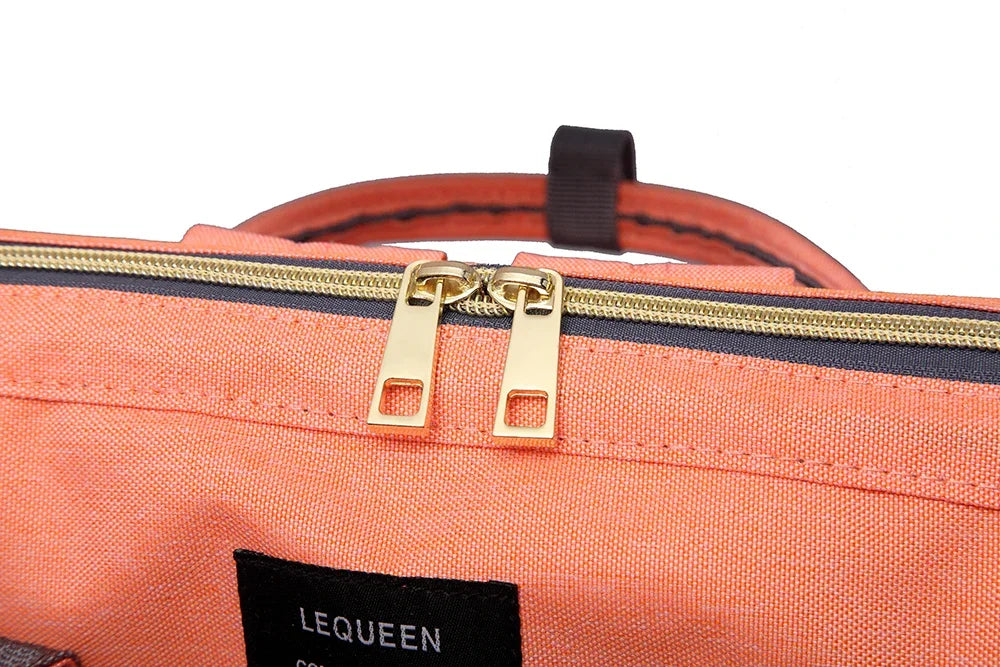 Lequeen Mummy Maternity Diaper Bag Backpack Nappy Bag Large Capacity Stroller Bag Travel Diaper Backpack for Baby Care