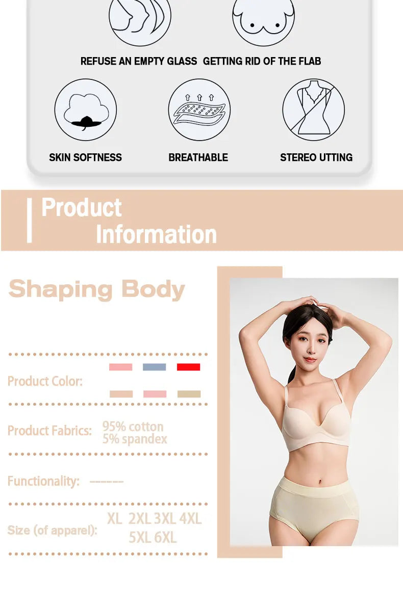 Cotton Panties For Women High Waist Briefs Woman Intimate Lingerie Soft Underwear Underpants Panty Female Plus Panti 2025 New