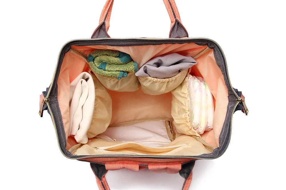Lequeen Mummy Maternity Diaper Bag Backpack Nappy Bag Large Capacity Stroller Bag Travel Diaper Backpack for Baby Care