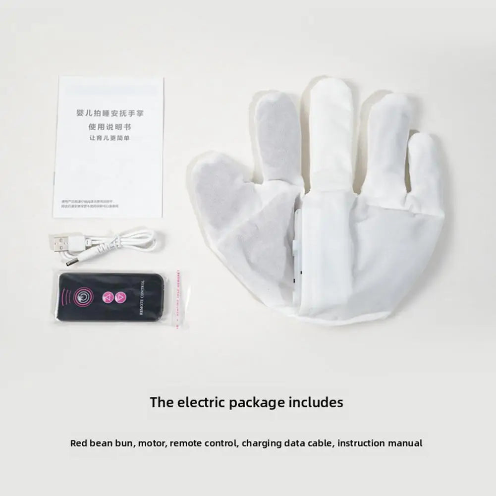 Soothing Baby Sleep Aid Pillow Automatically Slaps Plush Palm To Coax Sleep Artifact Anti-fright Comfortable Electric  Safety