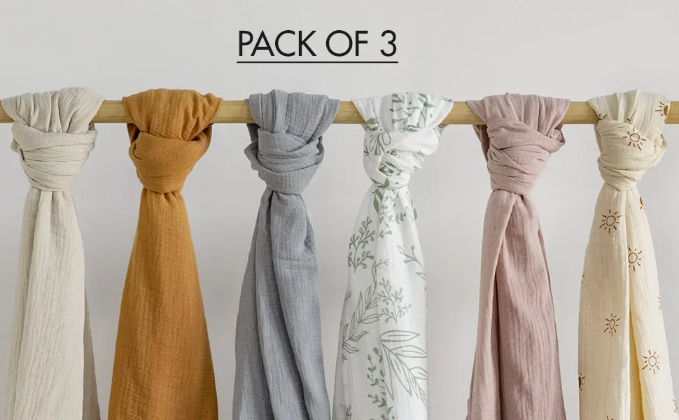 Baby Swaddle Blanket Unisex Swaddle Wrap Soft Silk Muslin Unisex Receiving Blanket Baby Blankets Newborn Baby Swaddle Blanket