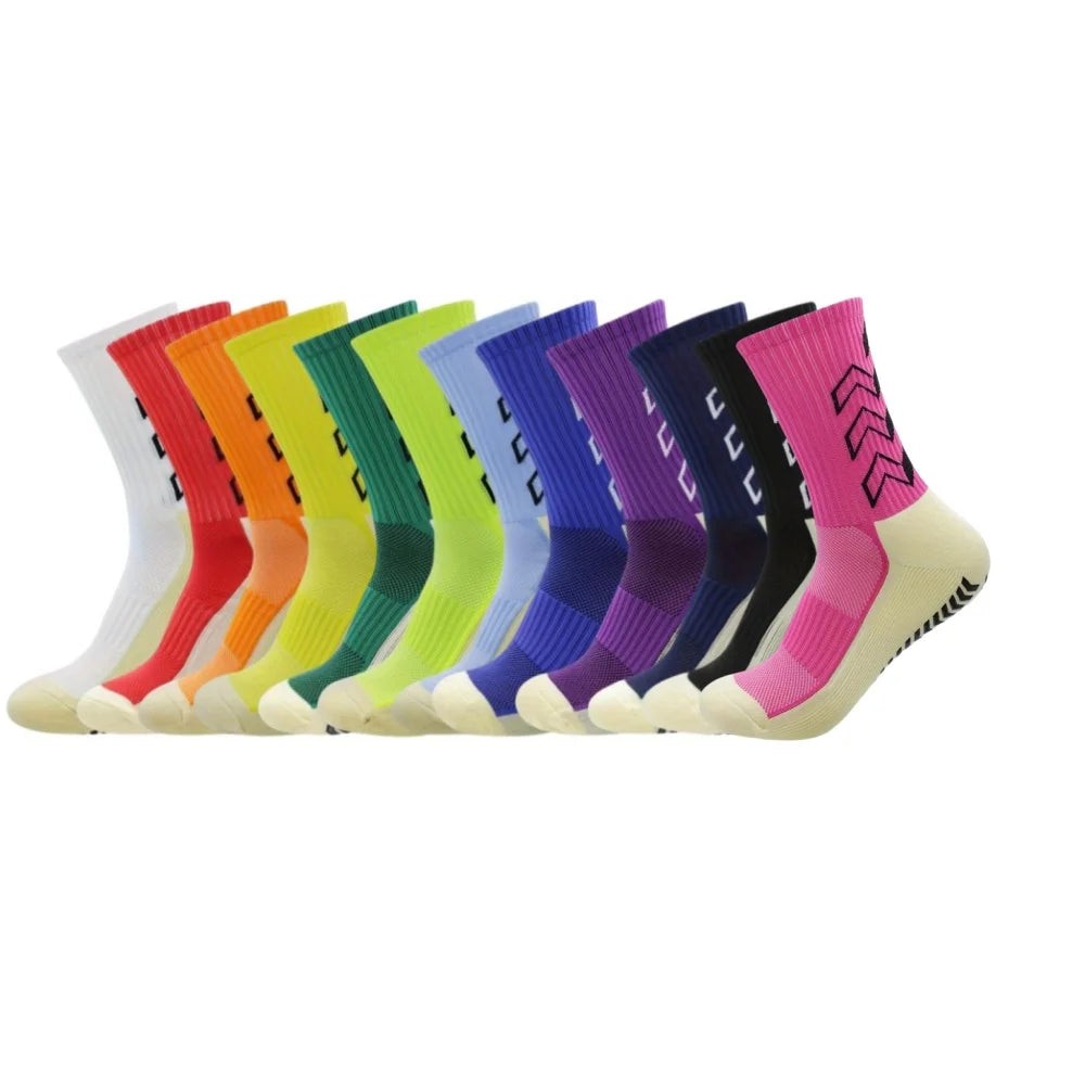 6 pairs of socks men's long socks long tube adhesive long socks basketball socks long tube sports socks