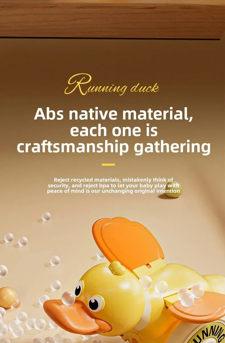Infant Rotating Duck Baby Toy Sensory Crawling Dancing Running Tummy Time Learning Walking Gift for Boys & Girls
