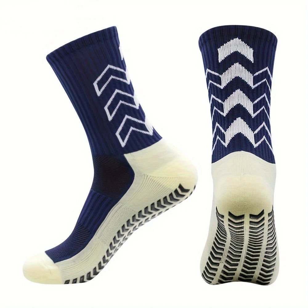 6 pairs of socks men's long socks long tube adhesive long socks basketball socks long tube sports socks