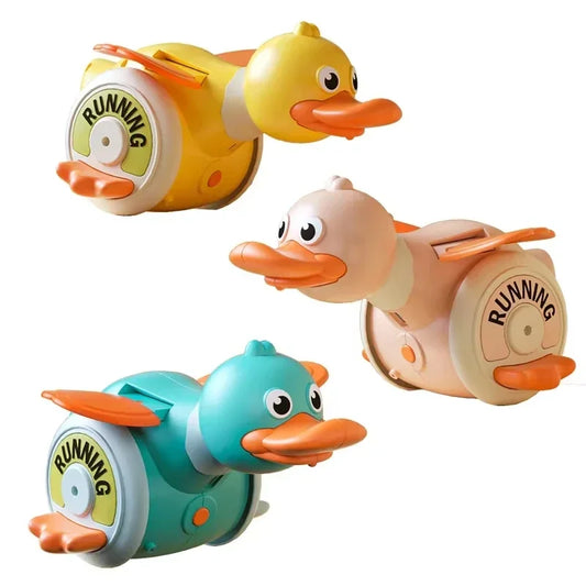 Infant Rotating Duck Baby Toy Sensory Crawling Dancing Running Tummy Time Learning Walking Gift for Boys & Girls