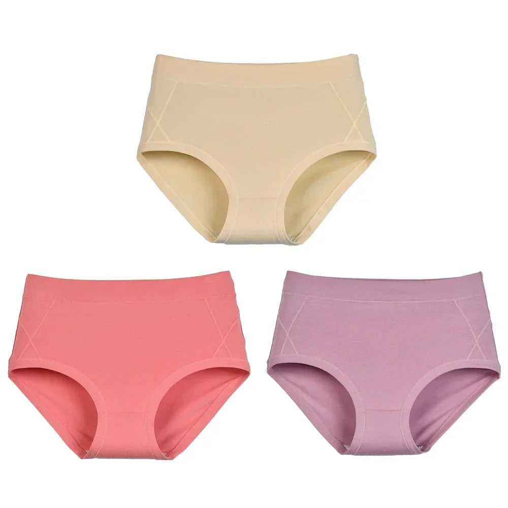 Cotton Panties For Women High Waist Briefs Woman Intimate Lingerie Soft Underwear Underpants Panty Female Plus Panti 2025 New