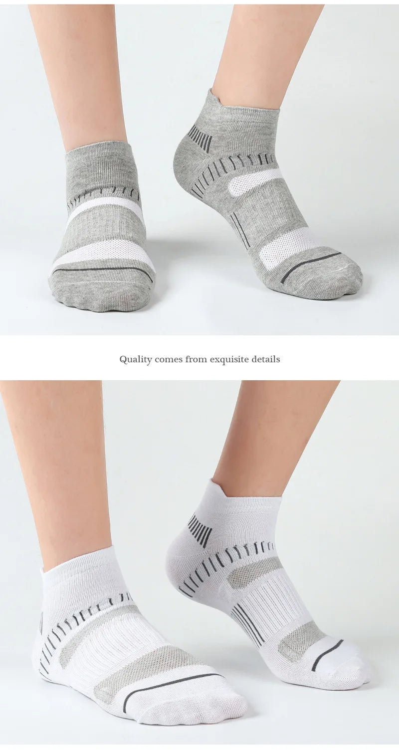 5 pairs of socks, men's anti odor socks, men's socks, sports basketball socks, sweat absorbing socks