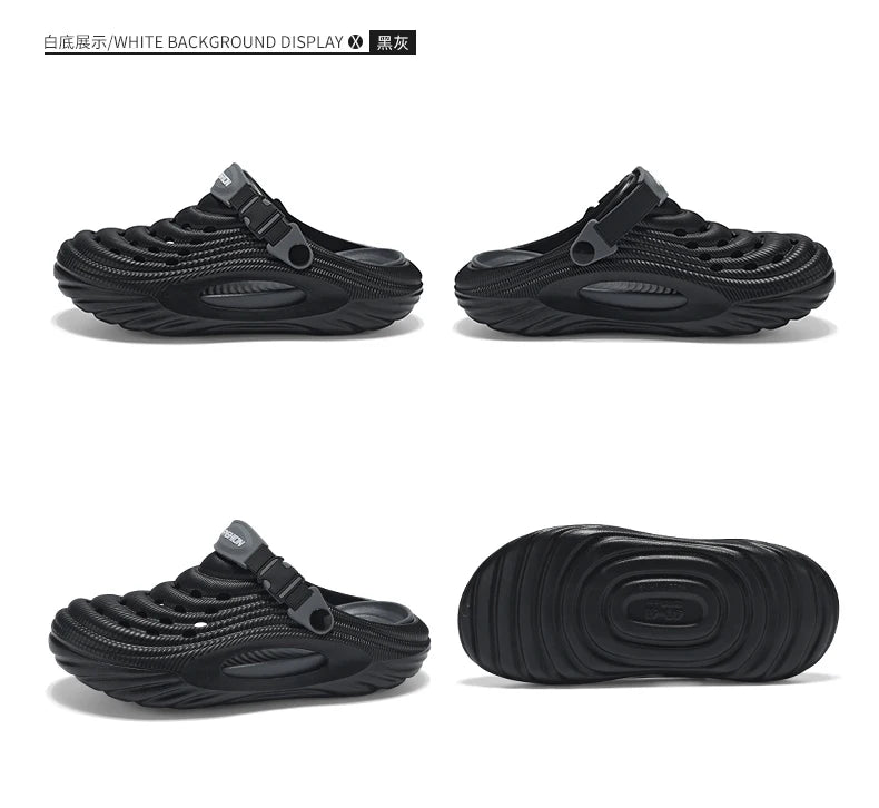 2025 Unisex Summer Slippers Men Clogs Platform Women Beach Sandals Outdoor Casual Non-slip Footwear Men Sandals