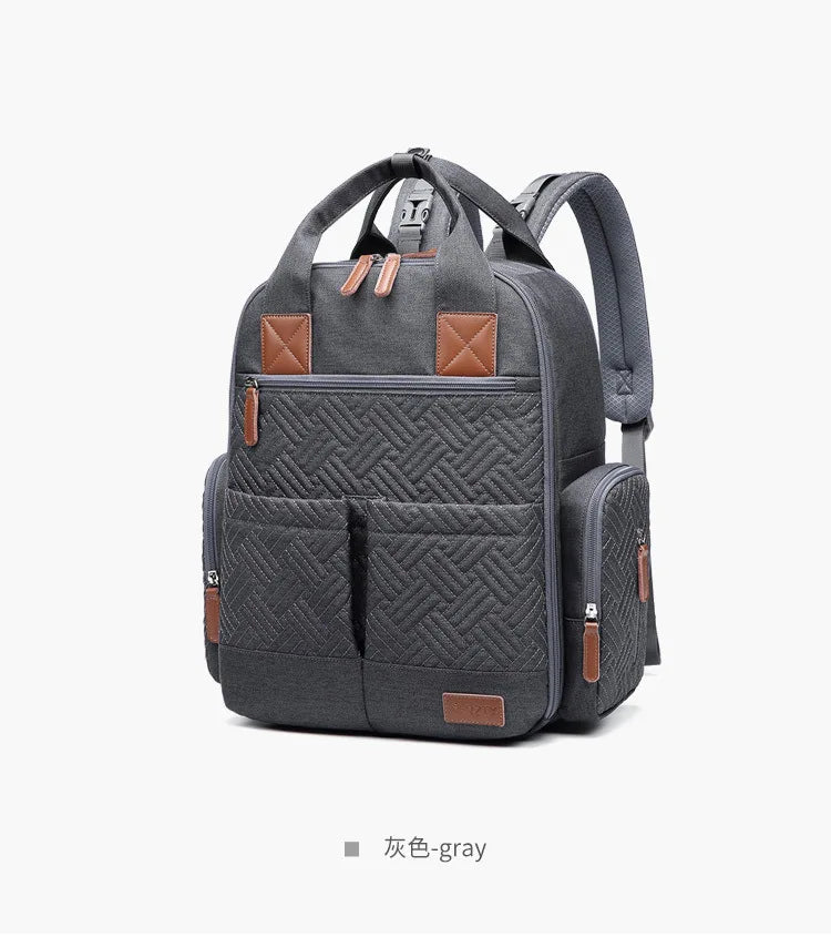 Mommy Diaper Bags Backpack Mummy Large Capacity Travel Nappy Bags Multi-function Maternity Bags with Changing Mat