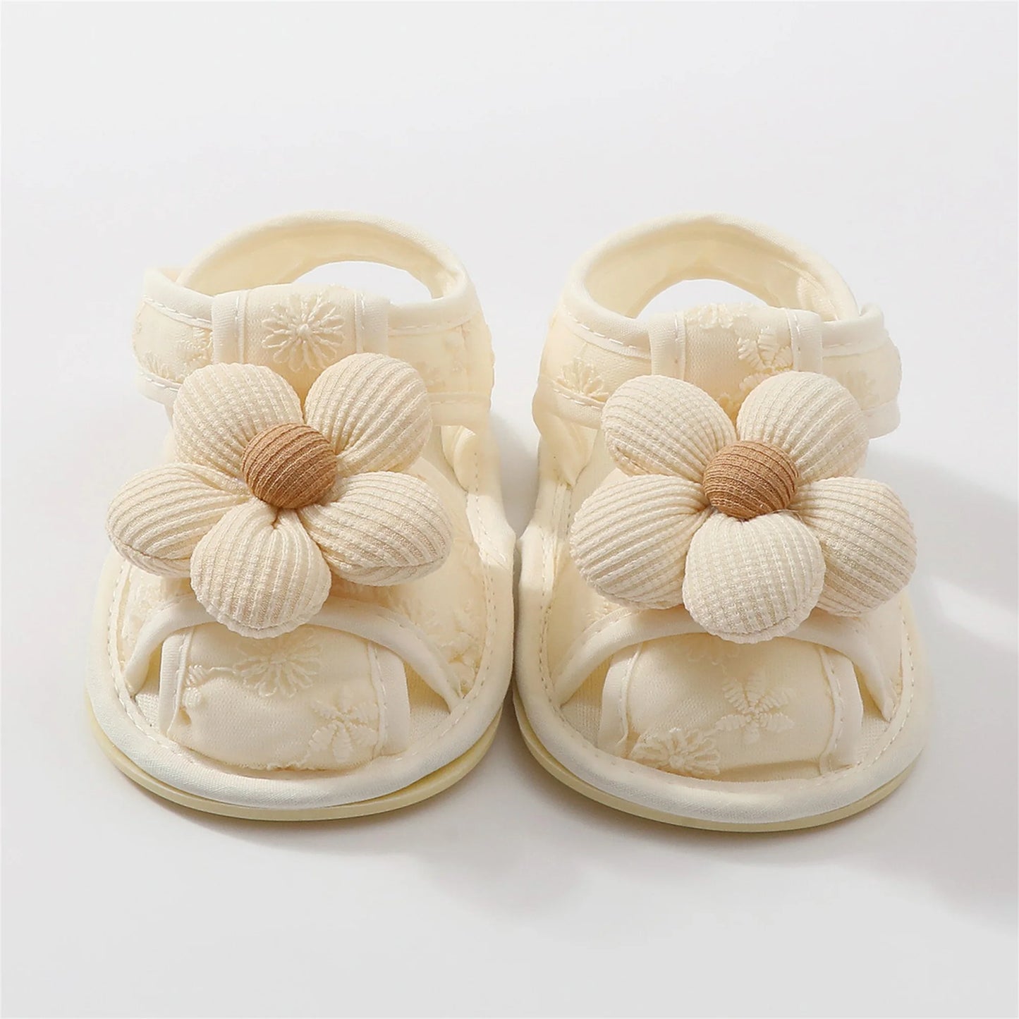 Cute Baby Girl Sandals Stylish Floral Design Non-slip Toddler Shoes for Comfortable Summer Wear Everyday
