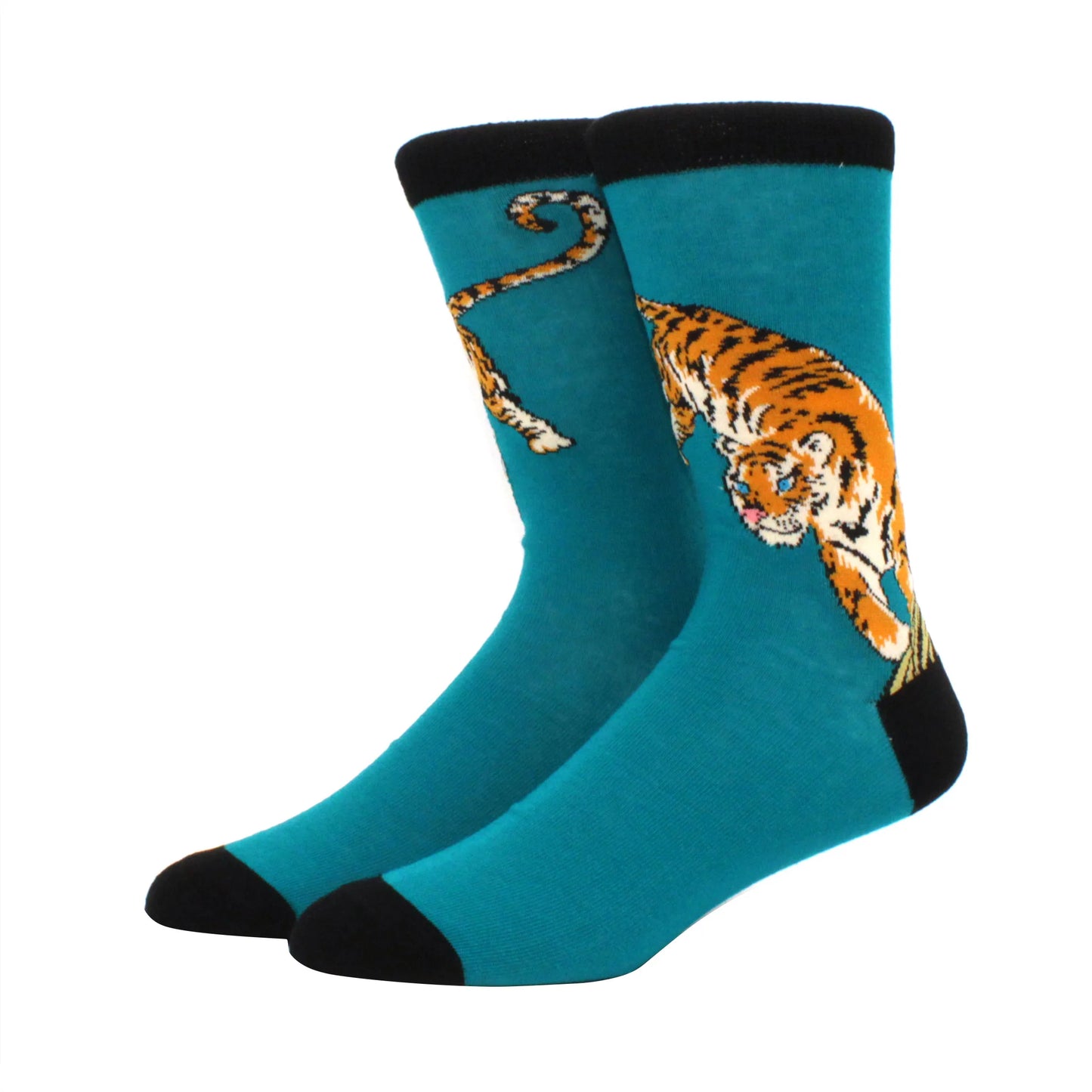 2025 New Hiphop Cotton Men Socks Harajuku Happy Funny animal Flamingo penguin chili Dress Socks for Male Wedding Christmas Gift