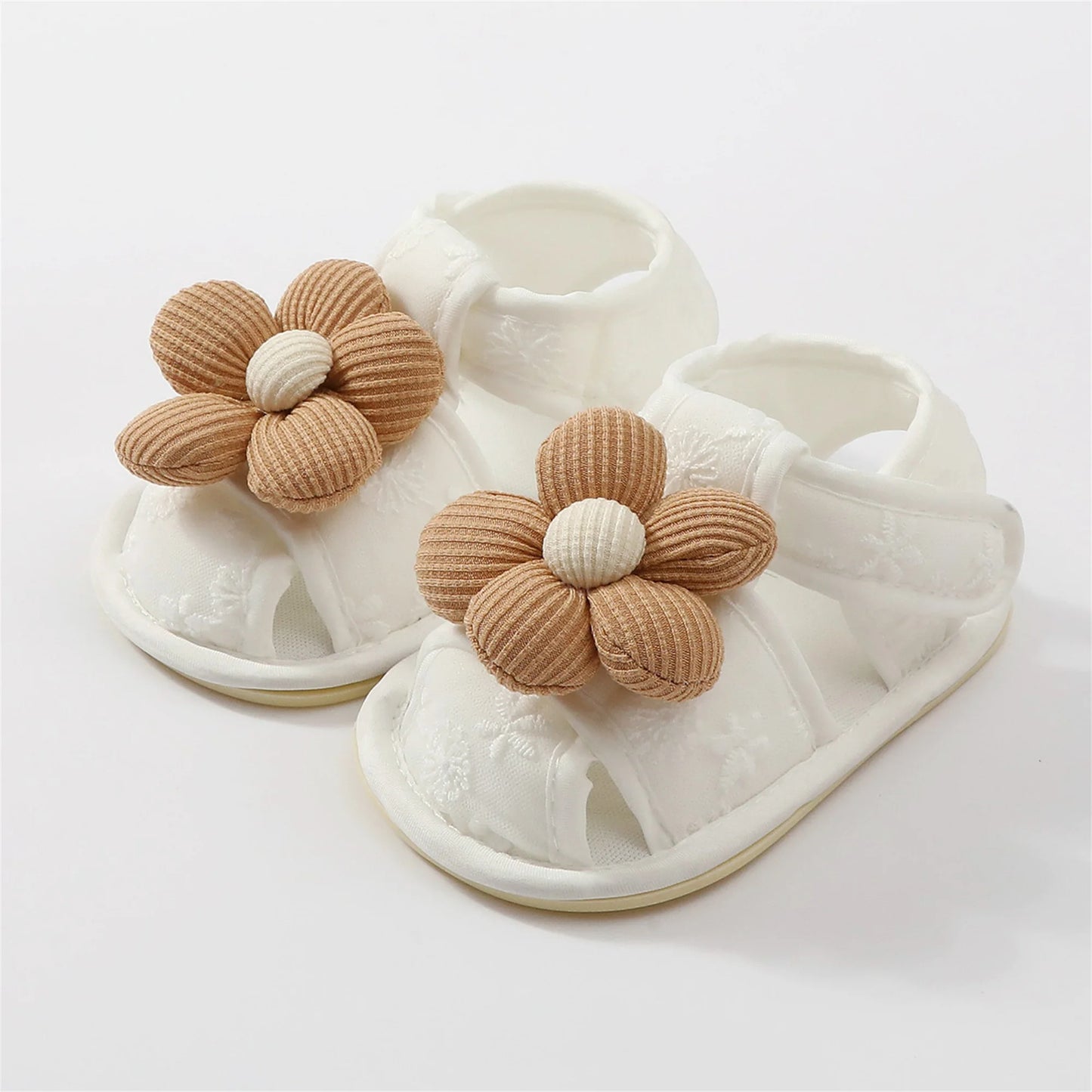 Cute Baby Girl Sandals Stylish Floral Design Non-slip Toddler Shoes for Comfortable Summer Wear Everyday