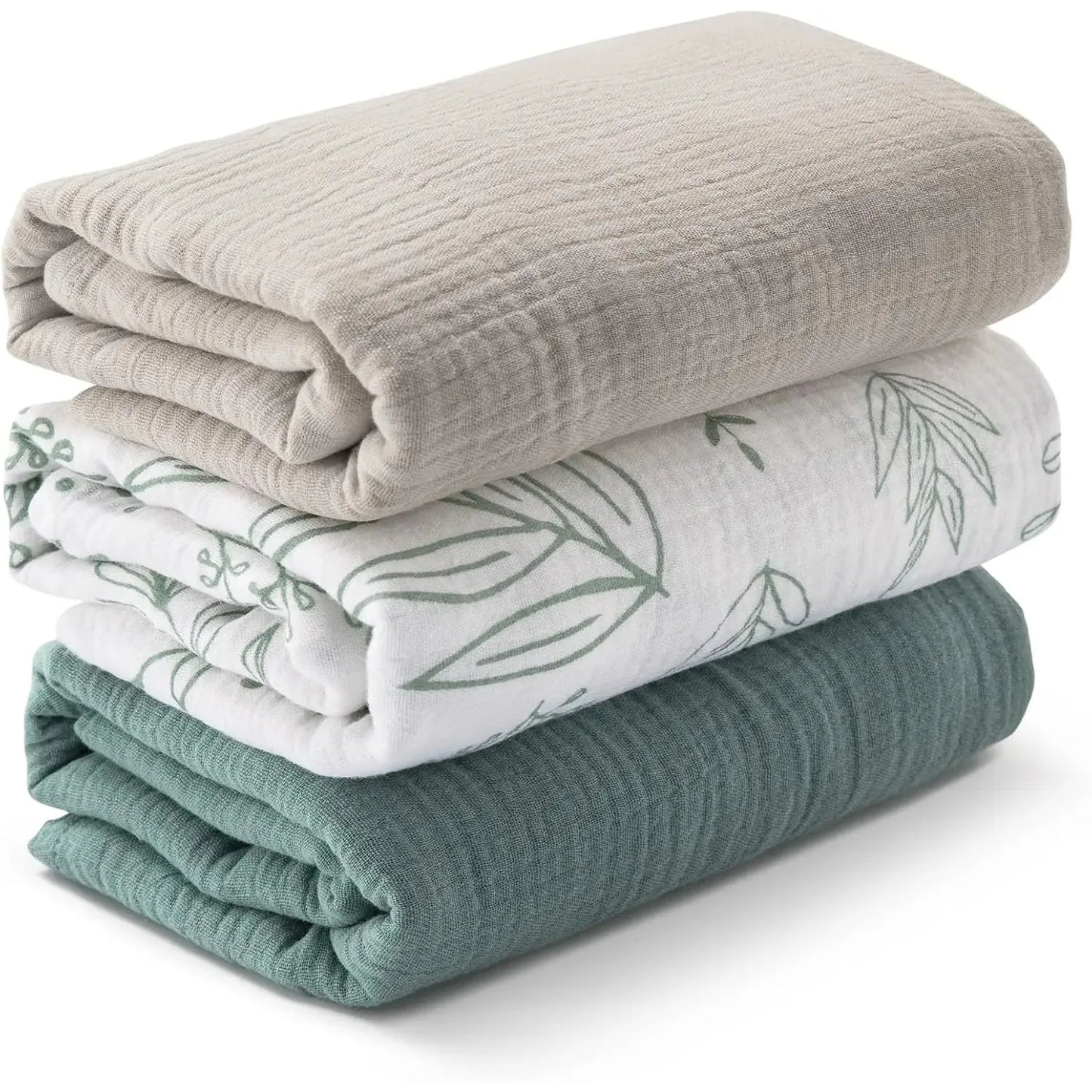 Baby Swaddle Blanket Unisex Swaddle Wrap Soft Silk Muslin Unisex Receiving Blanket Baby Blankets Newborn Baby Swaddle Blanket