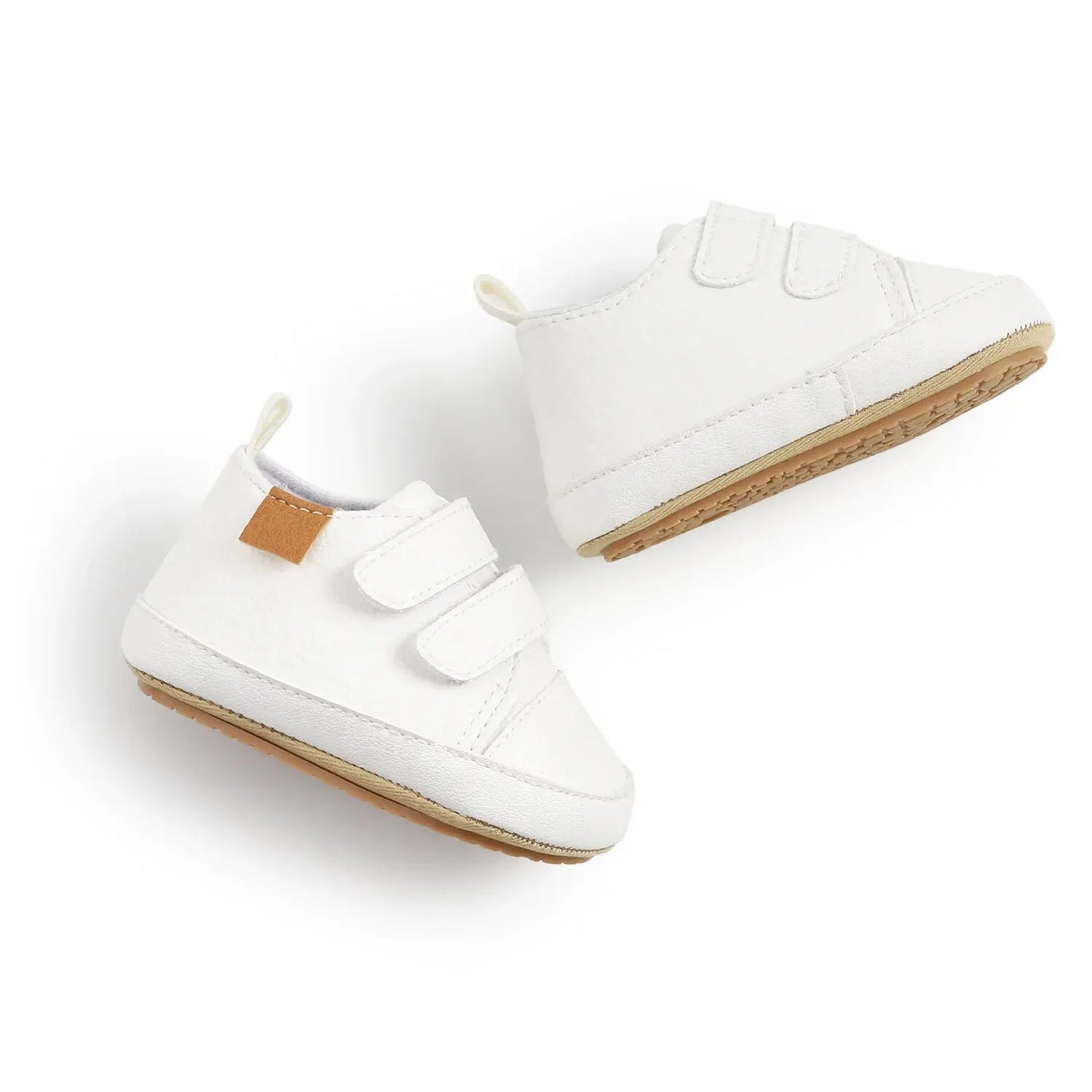 Baby Shoes Boy Girl PU Leather Causal Non-slip Soft Sole Infant Kids Walking Toddler 0-18 Months