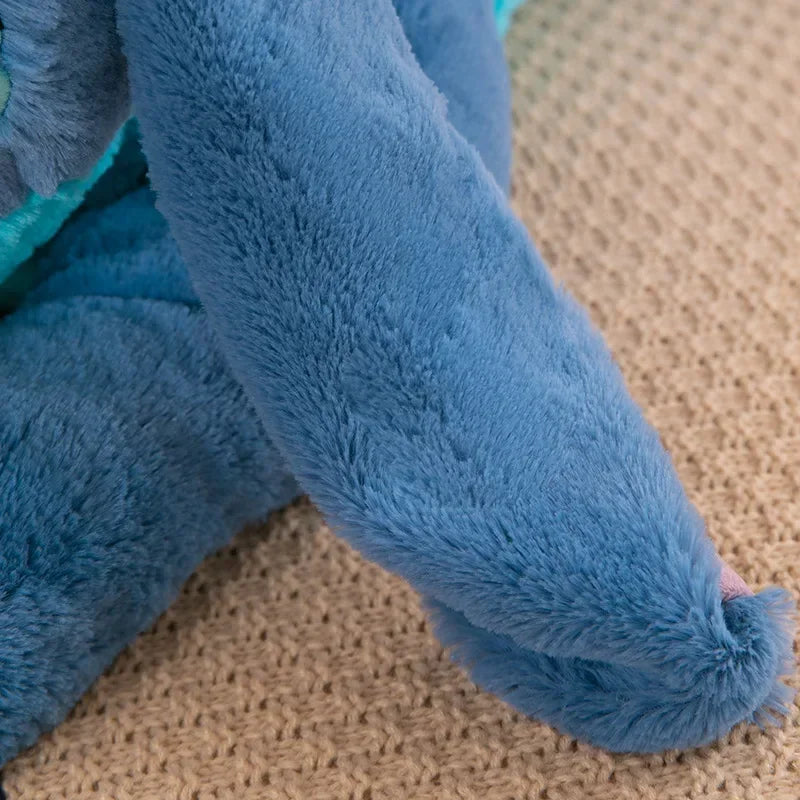 40cm Puppy Stitch Doll Blue Stitch Plush Long Pillow Toys Girl Sleeping Leg Clamping Plushies Doll Children's Birthday Gift