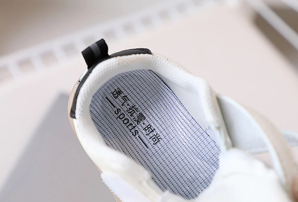 2025 Fashion Toddler Shoes For Baby PU Leather Infant Girl's Sneakers Soft-soled Ergonomics Newborn Boy's Sport Shoes First Step