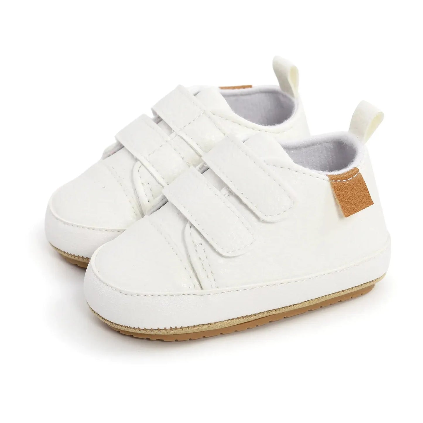 Baby Shoes Boy Girl PU Leather Causal Non-slip Soft Sole Infant Kids Walking Toddler 0-18 Months