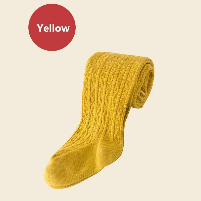 Baby Girl Tights Warm Leggings Kids Pants Solid Cotton Child Pantyhose Casual Stockings Girls Toddler Dance Winter Clothes 0-8Y