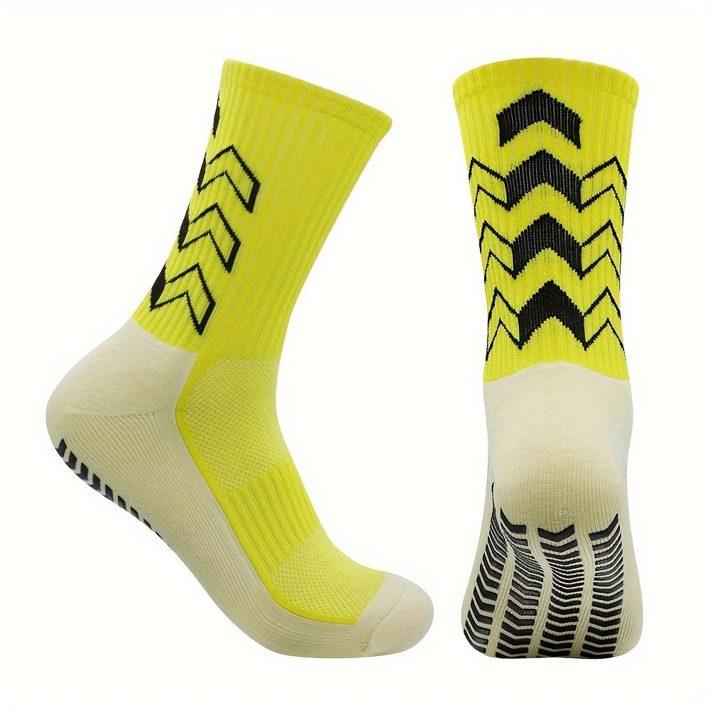 6 pairs of socks men's long socks long tube adhesive long socks basketball socks long tube sports socks