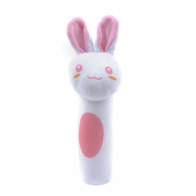 Baby Rattle Soft Infant Crib Bed Stroller Mobile Hanging Educational Toys Brain Developmental Hand Grip Cute Stuffed Animal Toys