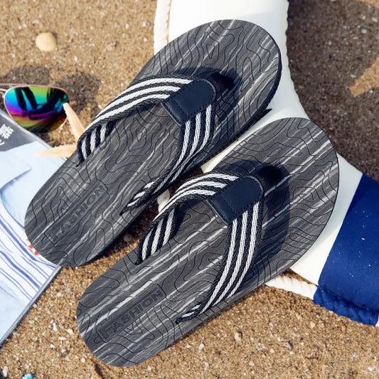 2024 Fashion Men's Shoe Flat Male Slipper Rubber Slides Original Adult Mascullino Casual Clappers Cheap Shoes Liquidation Fun