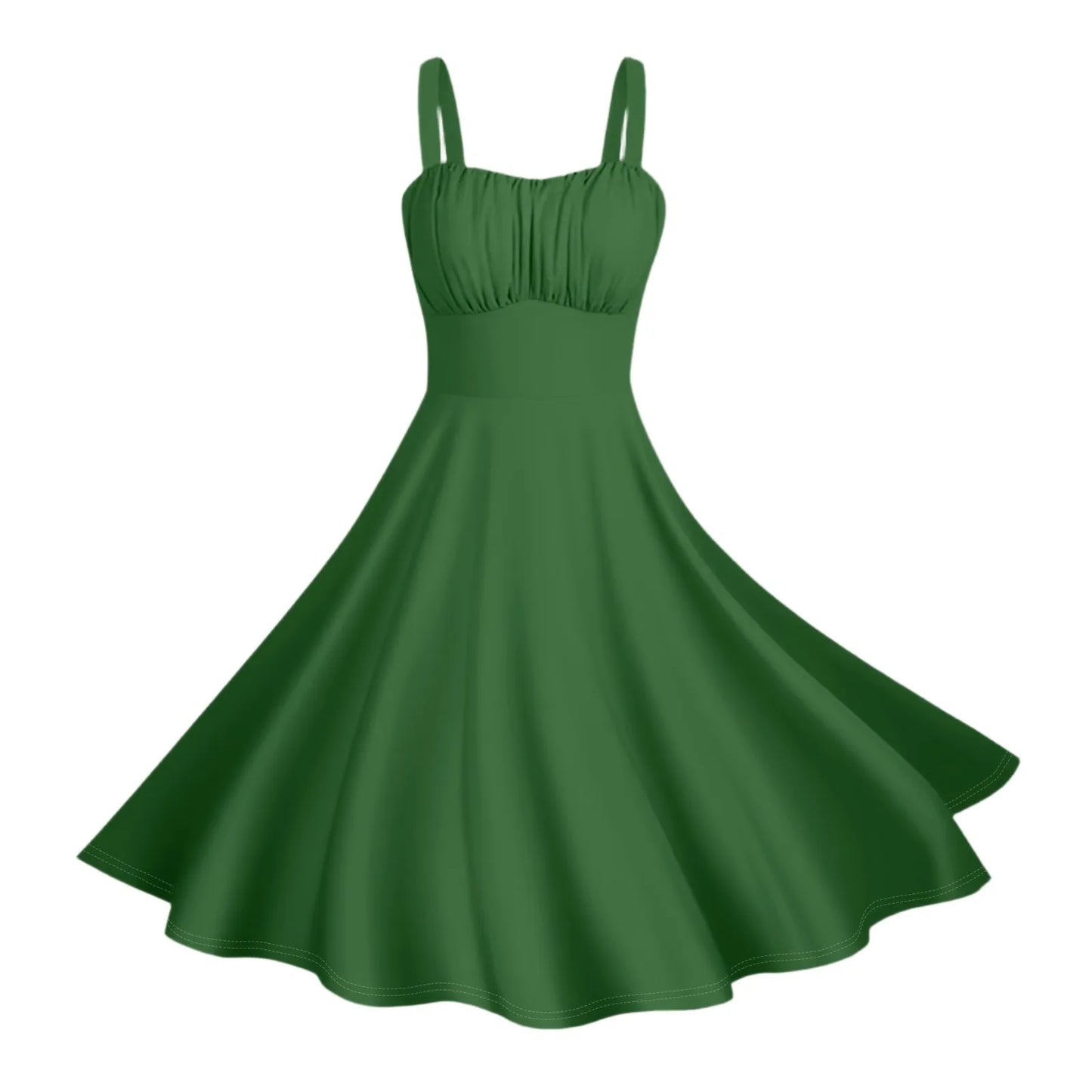 New Women'S Vintage Sleeveless Pleated Patchwork Cute A-Line Hem Solid Dresses Vestidos Mujer Veranoa 2025 Women Clothing