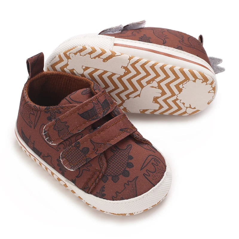 Baby Sports Shoes Anti Slip and Breathable Fabric Men's and Women's Walking Whoes For Spring and Autumn Soft Soled Newborn Baby