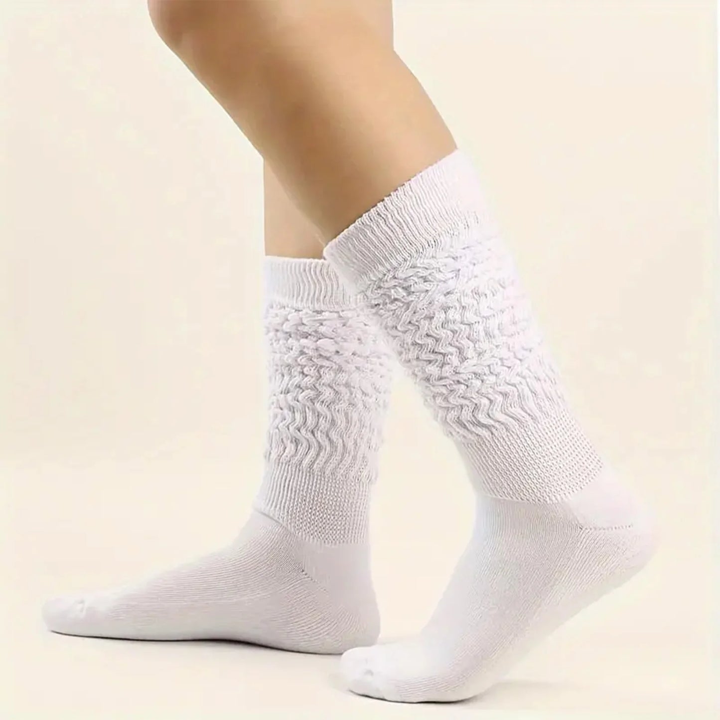Women's Fashion Calf Socks Multi Color Option Breathable Cotton Socks Gift for Woman Girlfriend Lovers MIAO-US