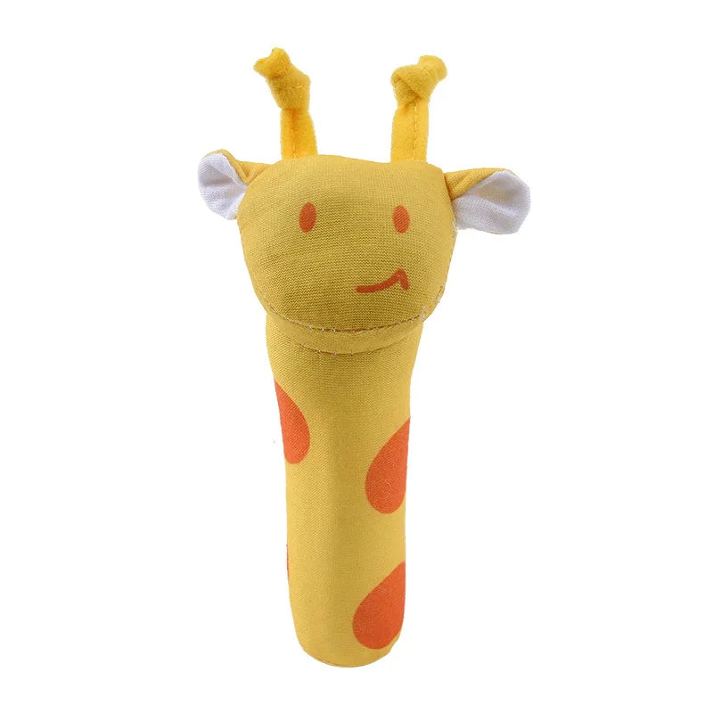 Baby Rattle Soft Infant Crib Bed Stroller Mobile Hanging Educational Toys Brain Developmental Hand Grip Cute Stuffed Animal Toys