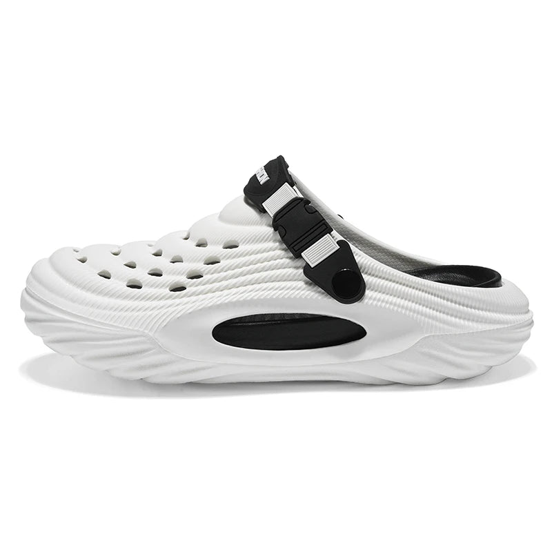 2025 Unisex Summer Slippers Men Clogs Platform Women Beach Sandals Outdoor Casual Non-slip Footwear Men Sandals