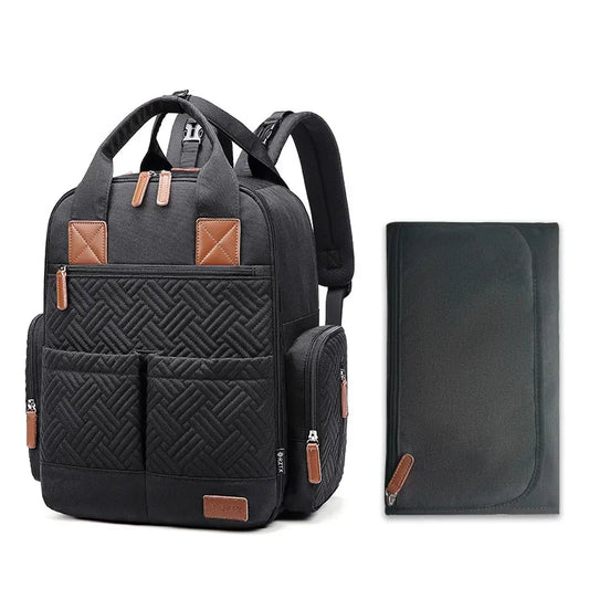 Mommy Diaper Bags Backpack Mummy Large Capacity Travel Nappy Bags Multi-function Maternity Bags with Changing Mat