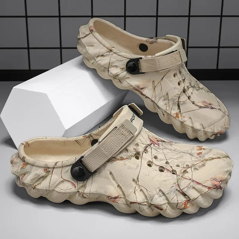 Men 2025 new designer comfortable lightweight breathable non-slip sandals large size 38-47 outdoor beach slippers casual shoes