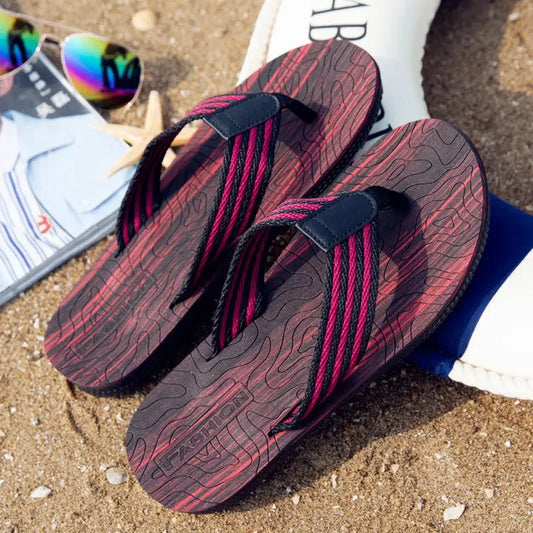 2024 Fashion Men's Shoe Flat Male Slipper Rubber Slides Original Adult Mascullino Casual Clappers Cheap Shoes Liquidation Fun