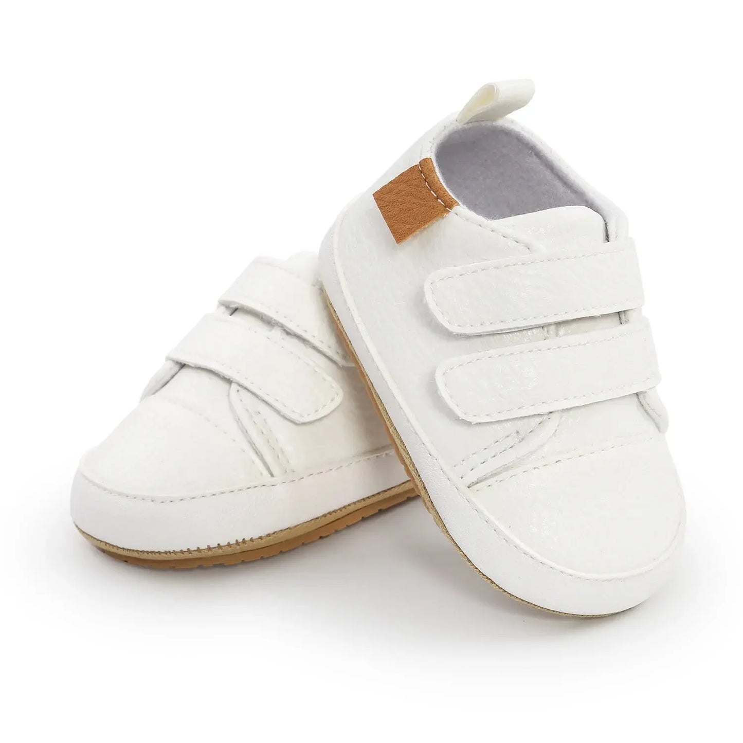 Baby Shoes Boy Girl PU Leather Causal Non-slip Soft Sole Infant Kids Walking Toddler 0-18 Months