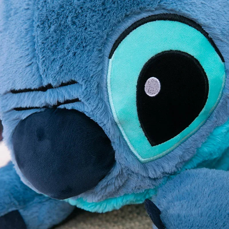 40cm Puppy Stitch Doll Blue Stitch Plush Long Pillow Toys Girl Sleeping Leg Clamping Plushies Doll Children's Birthday Gift