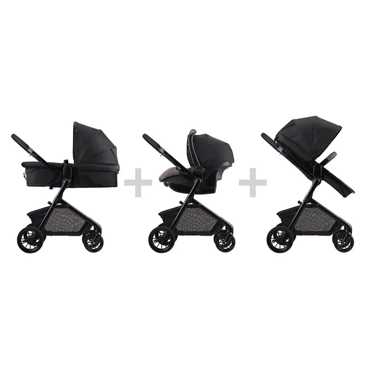 Tool Pivot Modular Travel System with LiteMax Infant Car Seat with Anti-Rebound Bar (Gray) Guaranteed Authentic