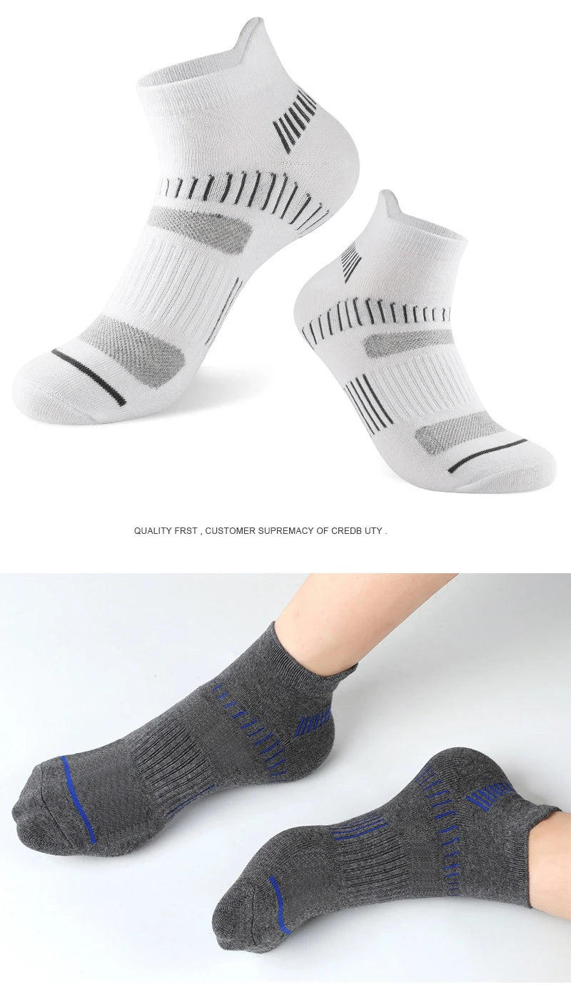 5 pairs of socks, men's anti odor socks, men's socks, sports basketball socks, sweat absorbing socks