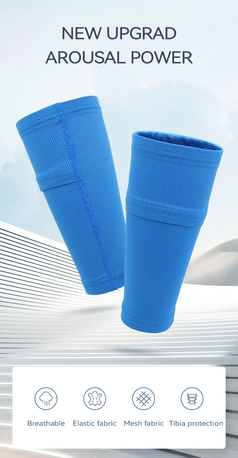 Unisex Youth Soccer Shin Guards Ankle Socks Lightweight Comfortable Durable Impact Training Protective Insert Board Gear Mens